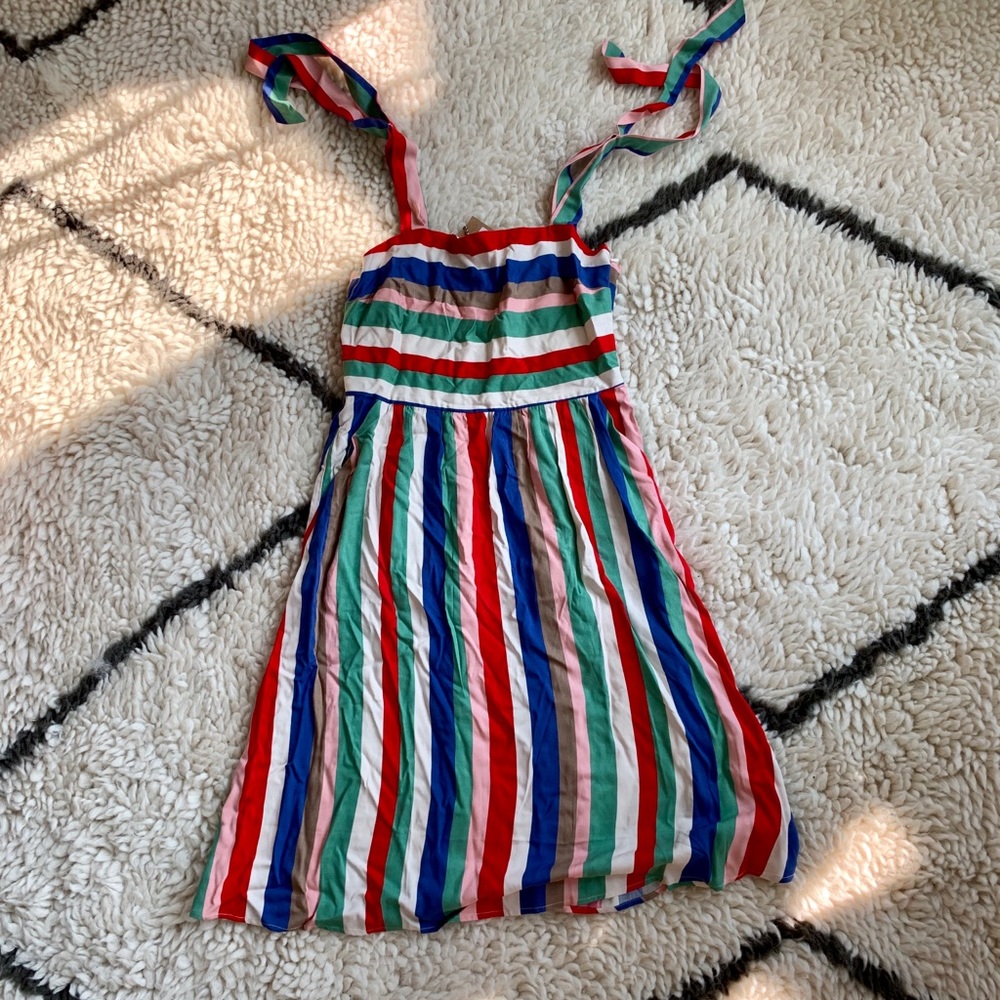 Rainbow strappy dress from ModCloth